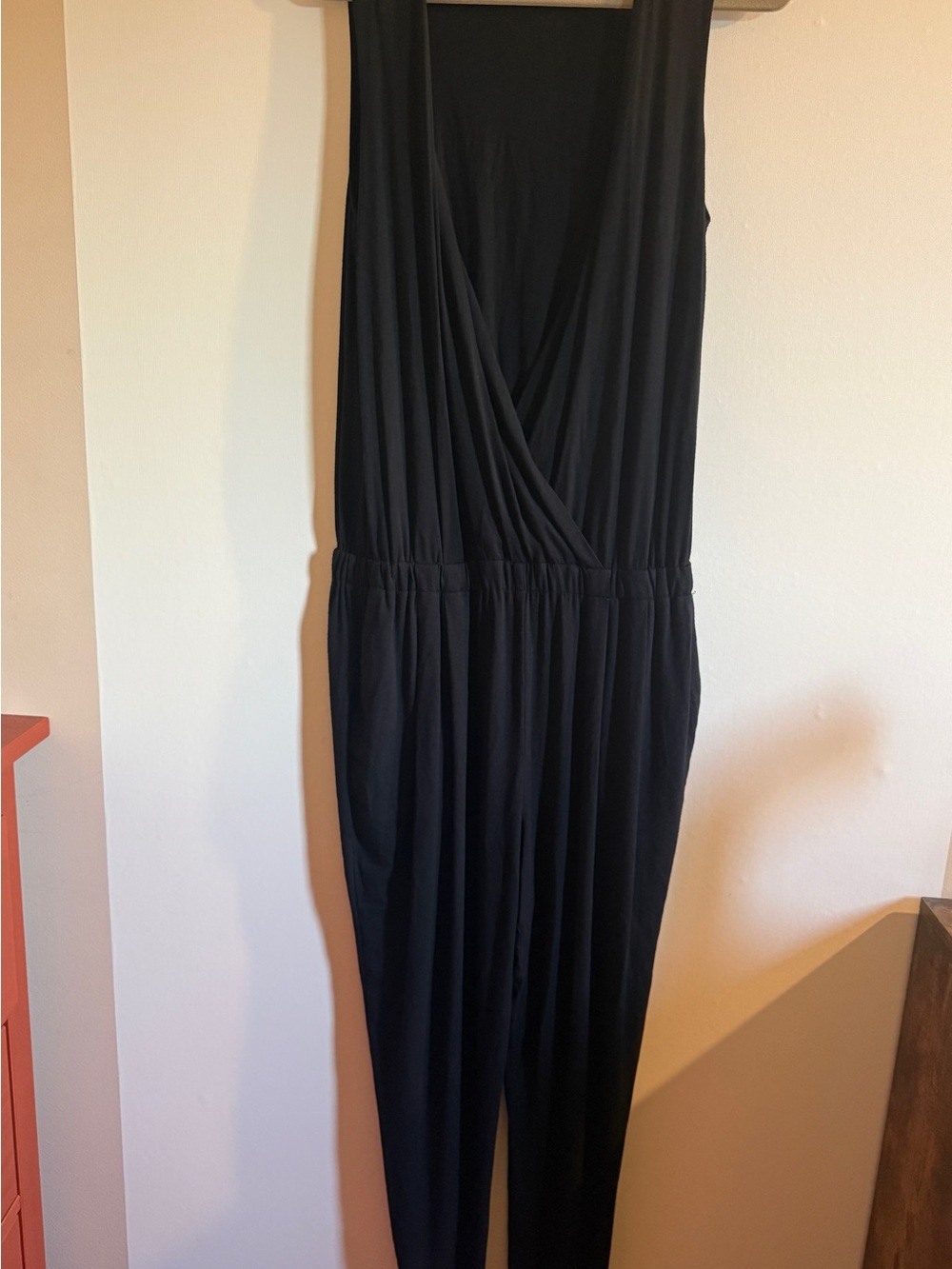 3 for $40 - The Fisher Project Black Sleeveless Jumpsuit Pockets Minimalist Medi